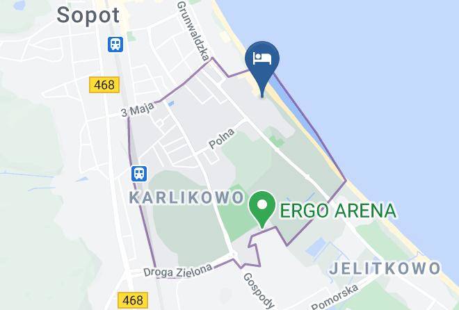 Sopot - Hotel Bursztyn Maps