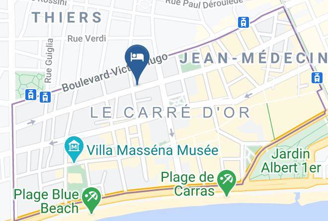 Maritime Alps - Hotel Busby Nice Centre Ville Maps