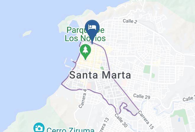 Santa Marta - Hotel Businka Maps