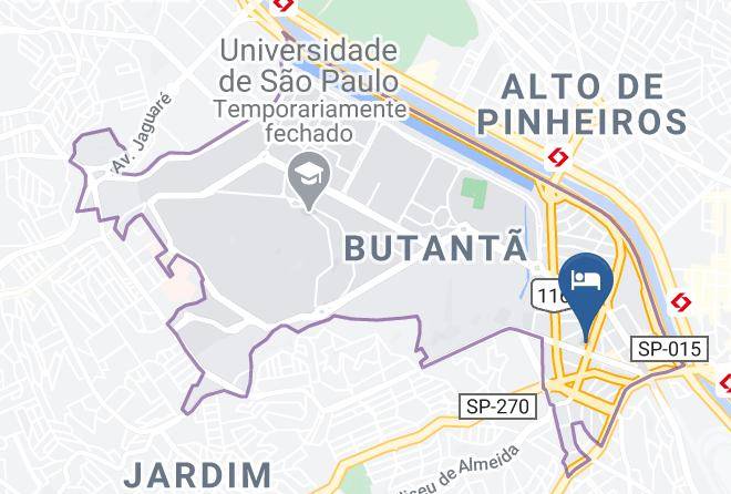 Sao Paulo Butanta - Hotel Butanta Maps