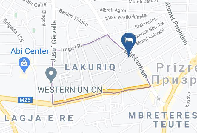 Prizren - Hotel Butro Maps