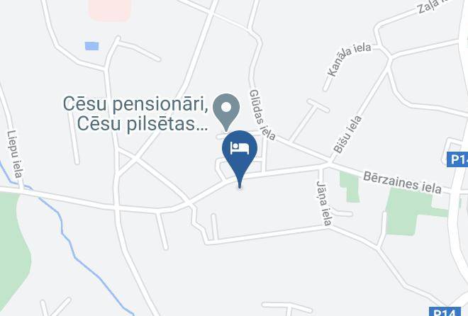 Cesis - Hotel Buts Maps