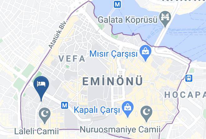 Fatih - Hotel Buyuk Sehzade Maps