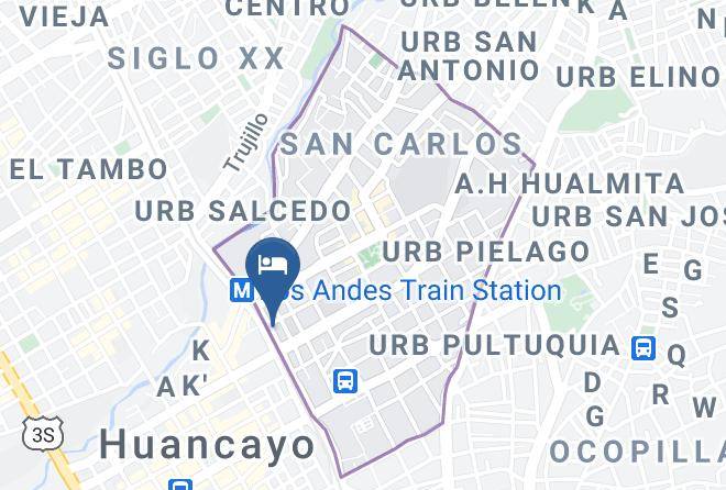 Huancayo - Hotel B&v Maps