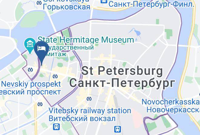 Saint Petersburg - Hotel By The Hermitage Maps