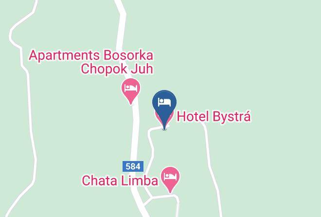 Brezno - Hotel Bystra Maps