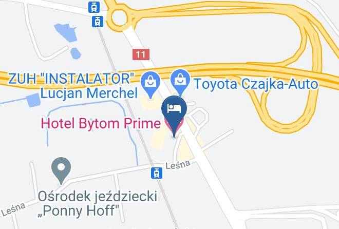 Bytom - Hotel Bytom Prime Maps