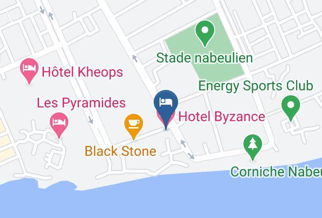 Tunisia - Hotel Byzance Maps