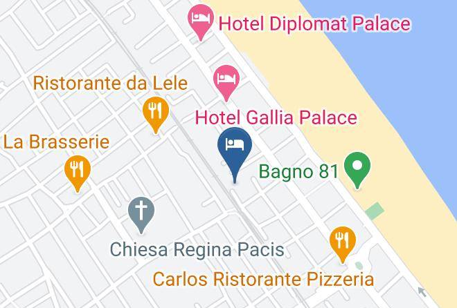 Rimini - Hotel Ca D'oro Maps
