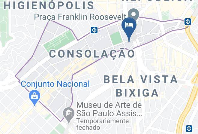 Sao Paulo Solacao - Hotel Ca'd'oro Sao Paulo Maps