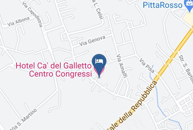Hotel Ca' Del Galletto Centro Congressi Map
