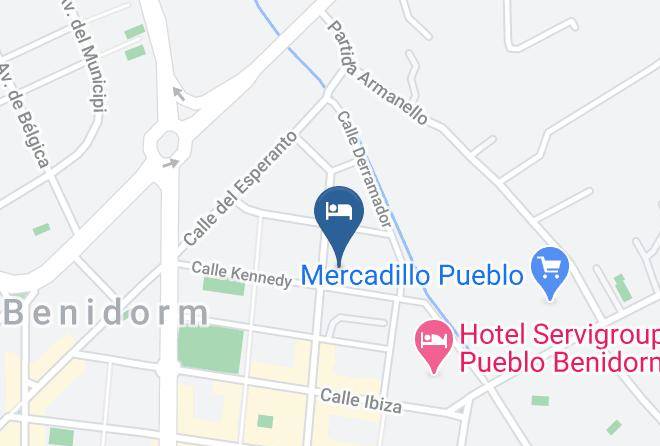 Hotel Caballo De Oro Map