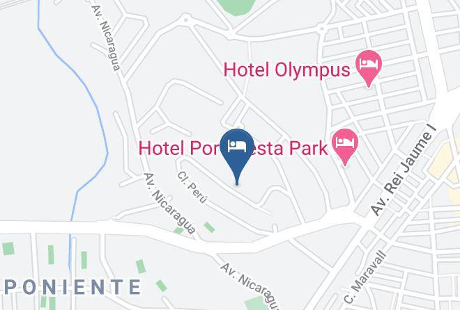 Alicante - Hotel Cabana Maps