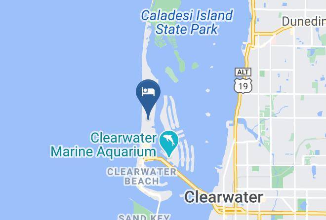 Pinellas - Hotel Cabana Clearwater Beach Maps
