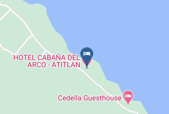 San Pedro La Laguna - Hotel Cabana Del Arco Atitlan Maps