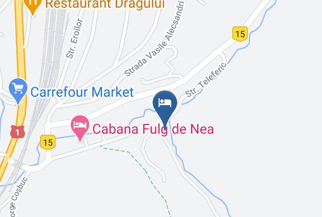Predeal - Hotel Cabana Schiorilor Maps