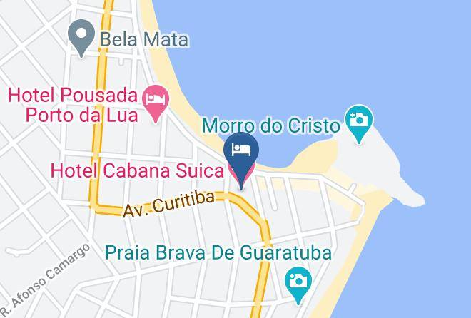 Guaratuba - Hotel Cabana Suica Maps