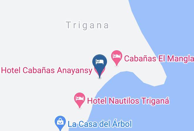 Unguia - Hotel Cabanas Anayansy Maps