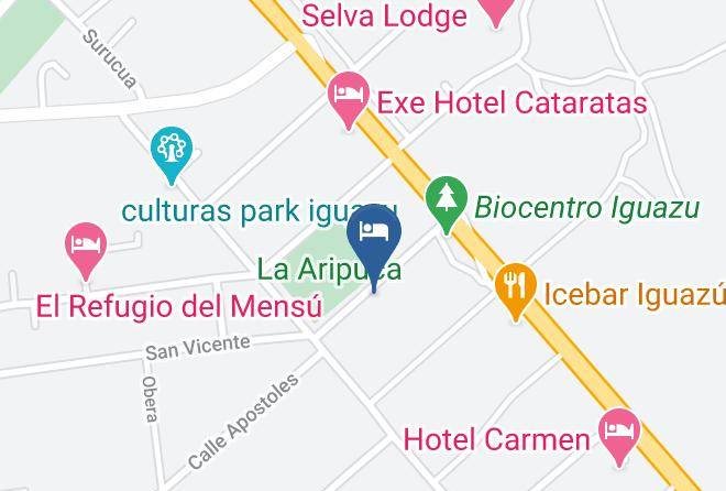 Puerto Esperanza - Hotel Cabanas Del Lenador Maps