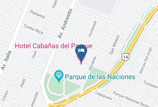 Obera - Hotel Cabanas Del Parque Maps
