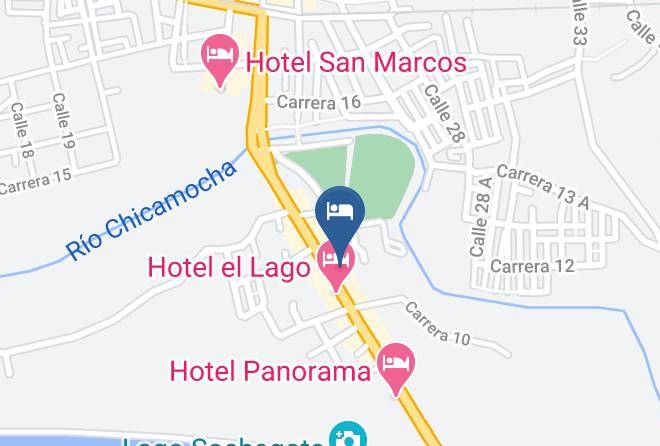 Paipa - Hotel Cabanas El Porton Maps