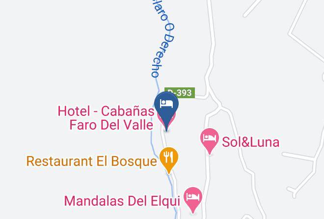 Elqui Province - Hotel Cabanas Faro Del Valle Maps