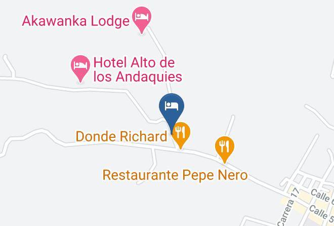 San Agustin - Hotel Cabanas Las Moyas Maps