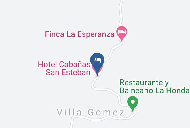 Palmas Del Socorro - Hotel Cabanas San Esteban Maps