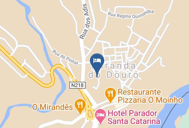 Miranda Do Douro - Hotel Cabeco Do Forte Maps