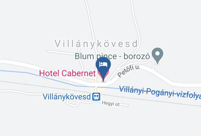 Villanykovesd - Hotel Cabernet Maps