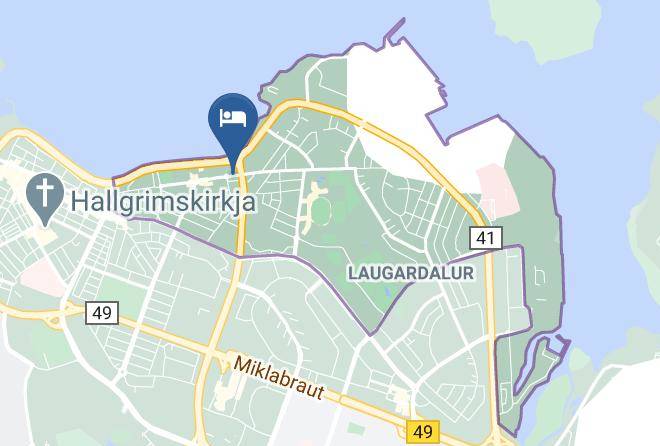 Reykjavik - Hotel Cabin Maps