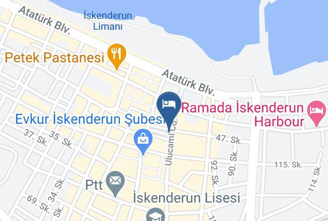 Iskenderun - Hotel Cabir Maps