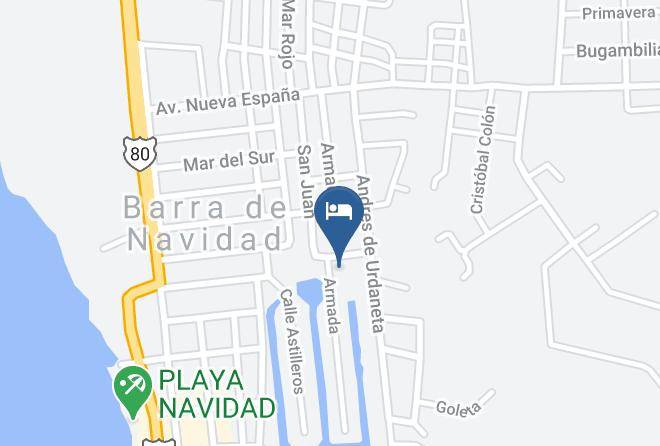 Cihuatlan - Hotel Cabo Blanco Maps