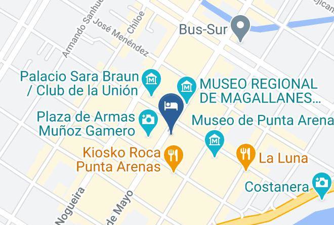 Hotel Cabo De Hornos Map