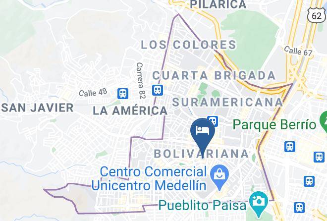 Medellin - Hotel Cabo De La Vela Maps