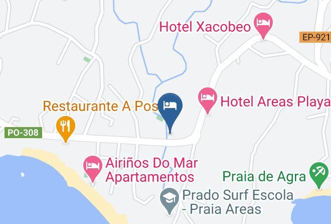 Pontevedra - Hotel Cabo Festinanza En Sanxenxo Maps