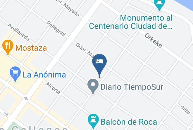 Guer Aike - Hotel Cabo Virgenes Maps