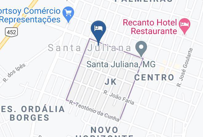 Santa Juliana - Hotel Cabral Maps