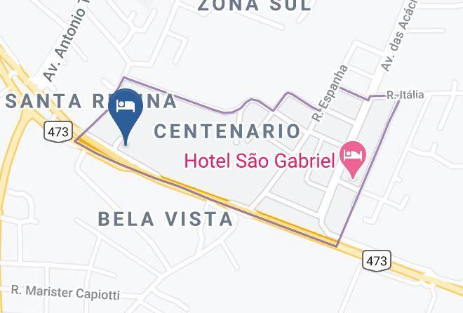 Sao Gabriel - Hotel Cabreira Maps