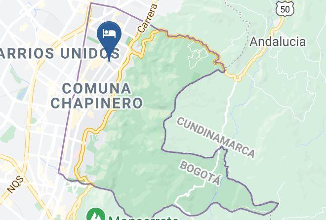 Bogota - Hotel Cabrera Imperial Maps