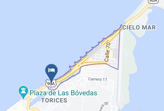 Cartagena De Indias - Hotel Cabreromar Cartagena De Indias Marbella Maps