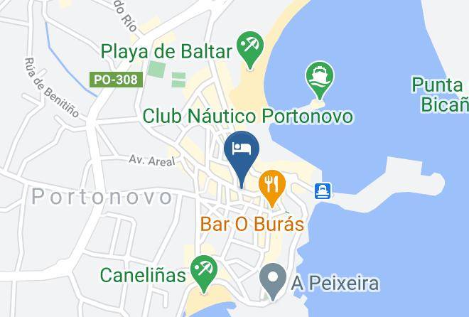 Pontevedra - Hotel Cachalote Maps