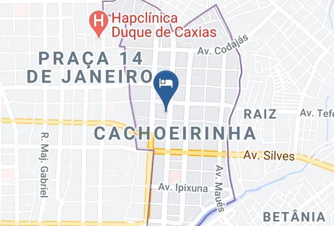 Manaus - Hotel Cachoeirinha Maps