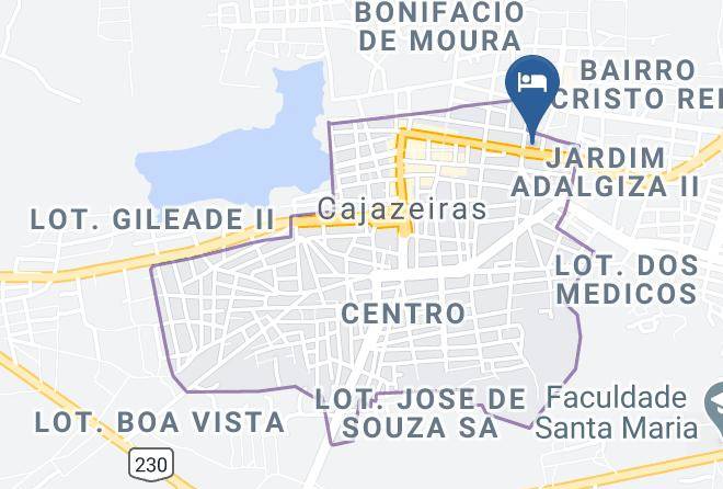 Hotel Cacique Cajazeiras Map