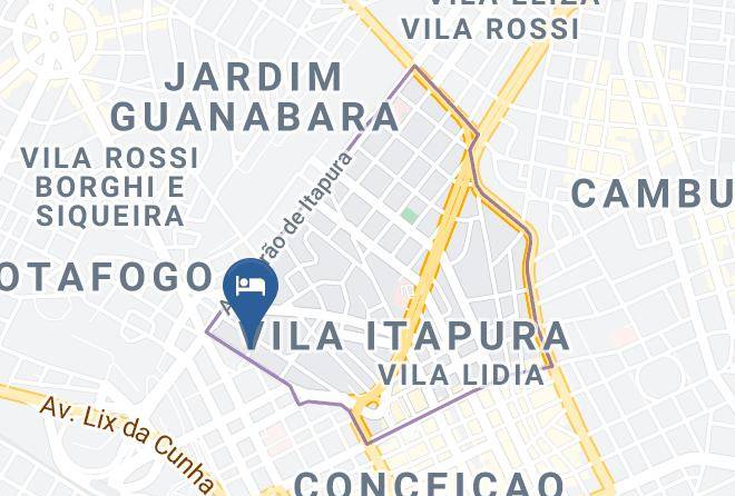 Campinas - Hotel Cacique Maps