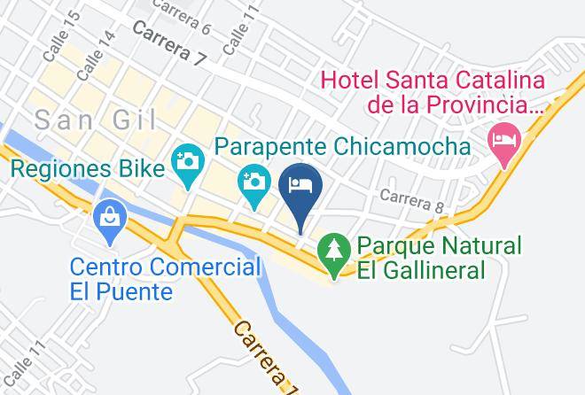 Hotel Cacique Dorado Map
