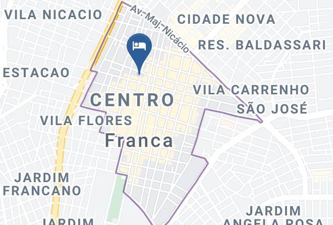 Franca - Hotel Cacique Maps