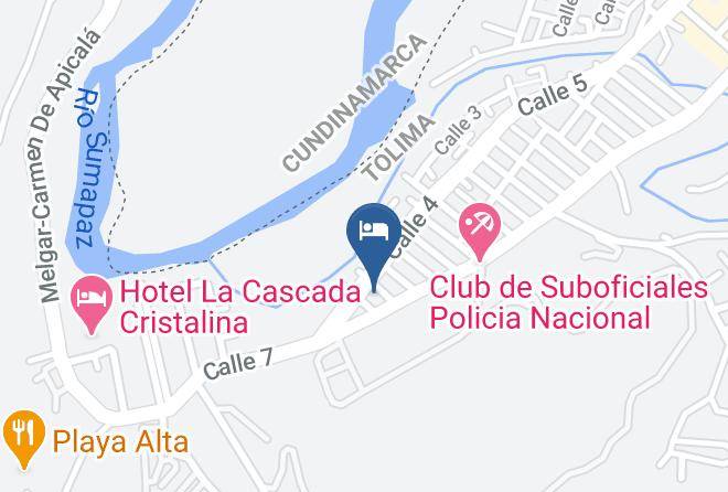 Melgar - Hotel Cacique Guaicani Maps