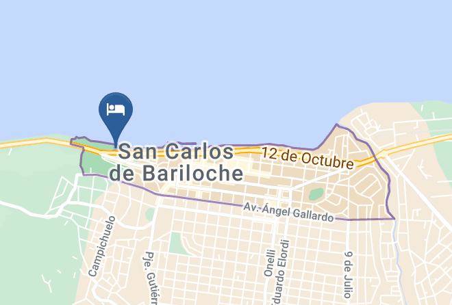 Bariloche - Hotel Cacique Inacayal Lake Hotel Maps