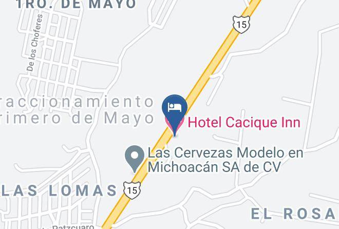 Zitacuaro - Hotel Cacique Inn Maps